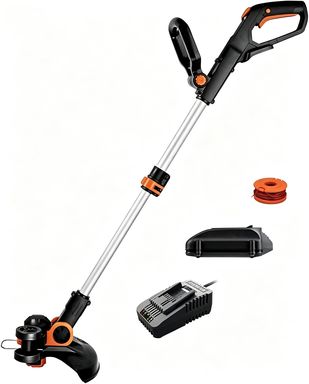 20V 12" 2-in-1 Cordless String Trimmer & Electric Lawn Edger, WG163 | Command Feed, Works for Lawn Weed Removal Tasks, 2 x 2.0Ah Batteries & Charger Included, PowerShare