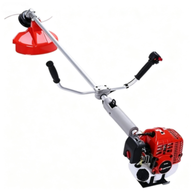2-Stroke Gas Powered Brush Cutter, Heavy Duty Backpack Grass Trimmer with Anti-Vibration Handle, Gas Weed Eater for Orchard Farm Mountain Weeding & Bush Cutting